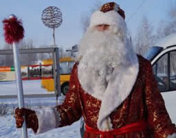 Открытие снежного городка в Алейске