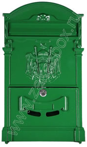 почтовый ящик Lion Antiq Green